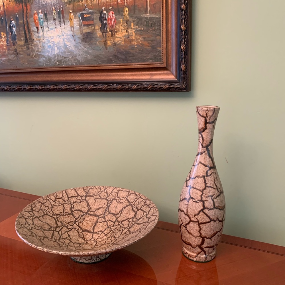 Set Of 2 Ceramic Vase